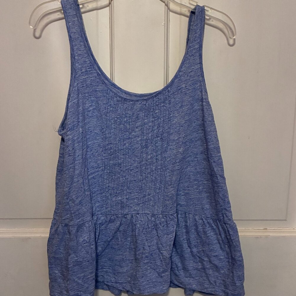 Vineyard Vines Pleated Peplum Top